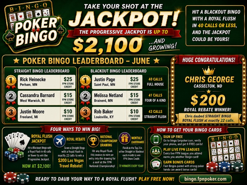 FPN Poker Bingo June Winners Announced