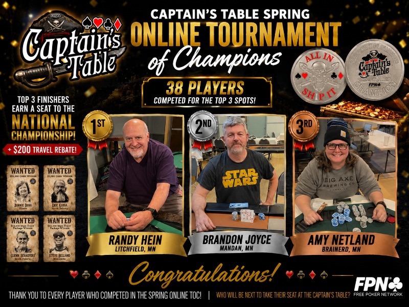 Spring Online TOC: Crowns Three National Championship Qualifiers